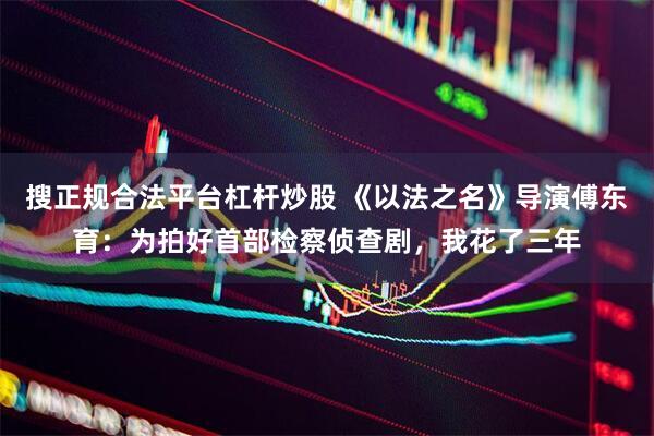 搜正规合法平台杠杆炒股 《以法之名》导演傅东育：为拍好首部检察侦查剧，我花了三年