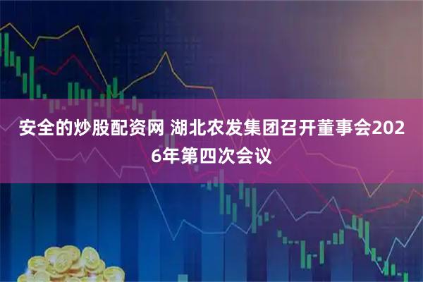 安全的炒股配资网 湖北农发集团召开董事会2026年第四次会议